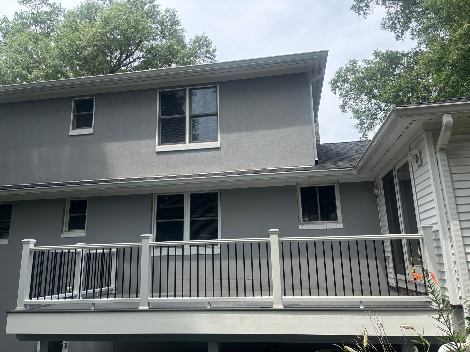 Custom deck project in New Jersey